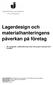 Lagerdesign och materialhanteringens påverkan på företag med lagerverksamhet