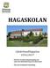 HAGASKOLAN. Likabehandlingsplan 2016/ Plan för att främja likabehandling och motverka diskriminering och trakasserier.