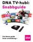 DNA TV-hubi: Snabbguide