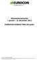 Bokslutskommuniké 1 januari 31 december EUROCON CONSULTING AB (publ)