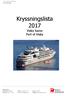 Kryssningslista 2017