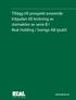 Tillägg till prospekt avseende Inbjudan till teckning av stamaktier av serie B i Real Holding i Sverige AB (publ)