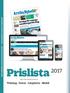 UNIK ANNONSPLATS PÅ ARVIKA NYHETERS RYGGANNONS (modul 41) KR/ST. Prislista. Med annonsinformation. Tidning - Dator - Läsplatta - Mobil