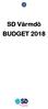 SD Värmdö BUDGET 2018