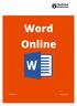 Word Online Version 1.0 Skolkontoret