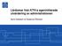 Lärdomar från KTH:s egeninitierade utvärdering av administrationen. Sara Karlsson & Susanna Pehrson