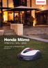 Honda Miimo HRM 310 / 520 / Lämna över gräsklippningen till Miimo
