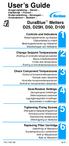 User s Guide. Change Setpoint Temperatures