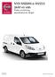 NYA NISSAN e-nv200. SKÅP 40 kwh Priser, utrustning, specifikationer, färger SE-22C Nya Nissan e-nv kwh