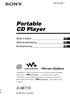 Portable CD Player D-NE715. Mode d emploi Gebruiksaanwijzing Bruksanvisning FR NL SE (1) 2003 Sony Corporation