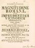 IMPRUDENTIAM IIENRICO HASSEL, VICFNORUM. PETRUS JUSLEEN, Petri Fil, PROMOTA, DISSERTATIONIS PARS PRIOR, PER WFFRAG. AMPLTSS. ORD. PHILOSOPH, PR.