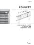 ROULETT VENETIAN BLIND SYSTEM 15/16/25/35 MM COMPONENT BOOK