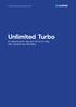 Marknadsföringsmaterial oktober Unlimited Turbo. En placering för dig som vill ha en hög, eller mycket hög hävstång