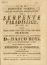 serpente D»IsAACO ROss, PARADIsIACO, A. GUMMERUs, PR^sIDE Consent. Amplijs. Tacuit. Pbilos. ad Reg, Acad. Aboeuj. s. s. L. L. PROFEss. Reg. & Ord.