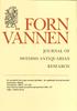 En runinskrift från yngre romersk järnålder : ett uppländskt fynd på keramik Schönbeck, Mattias Fornvännen 1994:2,