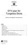 SYV-plan för Tungelsta Skola