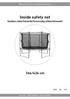 Manual/Bruksanvisning/Bruksanvisning. Inside safety net. Insides säkerhetsnät/innvendig sikkerhetsnett. 366/426 cm