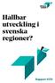 Hållbar utveckling i svenska regioner?