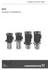 GRUNDFOS INSTRUKTIONER MTH. Monterings- och driftsinstruktion