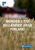 BONDEN I TIO EU-LÄNDER 2018 FINLAND