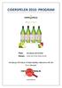 CIDERSPELEN 2010: PROGRAM