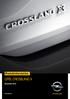 Produktinformation OPEL CROSSLAND X. December