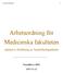 Arbetsordning för Medicinska fakulteten