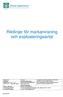 Riktlinjer för markanvisning och exploateringsavtal