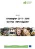 (5) Arbetsplan Service i landsbygder