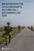 FM :1 bilaga 6. RIKSINTRESSEN FÖr totalförsvarets militära del I Gävleborgs LÄN 2018