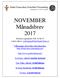 NOVEMBER Månadsbrev 2017