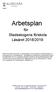 Arbetsplan. för Stadsskogens förskola Läsåret 2018/2019