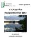 LYCKEBYÅN Recipientkontroll 2003