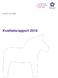 Dnr HDa /688. Kvalitetsrapport 2016