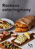 Raskens cateringmeny