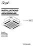 INSTALLATIONS- MANUAL ANVISNINGAR ACQ 71 BV1 ACQ 100 BV1 ACQ 125 BV1. Français. Deutsch. Nederlands. Español. Русский. Türkçe. Ελληνικά.