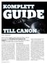Guide. Komplett. till Canon