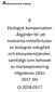 8 Ekologisk kompensation - Åtgärder för att motverka nettoförluster av biologisk mångfald och ekosystemtjänster, samtidigt som behovet av