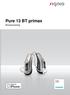 Pure 13 BT primax. Bruksanvisning. Hearing Systems