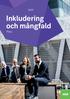 Inkludering och mångfald