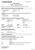 Säkerhetsdatablad MVB000 INTERCARE 123 WHITE Versions nr. 2 Revision Date: 03/12/11