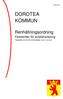 DOROTEA KOMMUN. Renhållningsordning. Föreskrifter för avfallshantering. Fastställda av Kommunfullmäktige xxxx-xx-xx xx