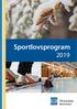 Sportlovsprogram 2019