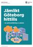 Jämlikt Göteborg hittills