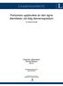 EXAMENSARBETE. Personers upplevelse av den egna identiteten vid tidig demenssjukdom. En litteraturstudie. Carolina Johansson Emilia Nilsson 2014