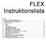 FLEX Instruktionslista