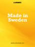 Made in Sweden MODELLPROGRAM