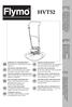 HVT52 (GB) INSTRUCTION MANUAL (D) BEDIENUNGSANWEISUNG (NL) GEBRUIKSAANWIJZING (F) MANUEL D UTILISATION (N) BRUKSANVISNING (SF) KÄYTTÖHJE
