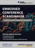 EMBEDDED CONFERENCE SCANDINAVIA 2017