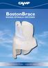 BostonBrace RIGIDA SPINALA ORTOSER. Boston Skolios Modul - originalet sedan 1972